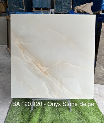[Onyx Stone Beige] Gạch Ấn Độ 1200x1200mm Onyx Stone Beige
