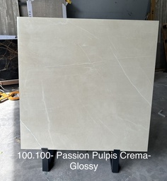 [Passion Pulpis Crema-Glossy] Gạch Ấn Độ 1000x1000mm Passion Pulpis Crema-Glossy