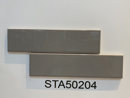 [STA50204] Gạch thẻ nâu nhạt bóng phẳng KT 50x200mm mã STA50204