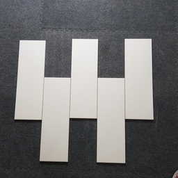 [STA15456] Gạch thẻ trang trí trắng mờ phẳng 150x450mm STA15456