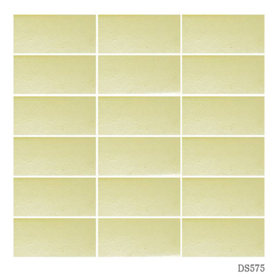 Gạch thẻ ốp tường màu vàng chanh 45x95mm NGT_575_XRY