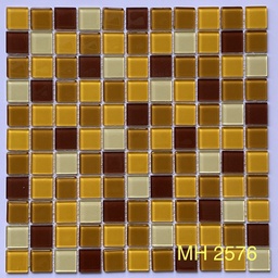 [MH 2576] Gạch Mosaic thủy tinh 25x25mm MH 2576