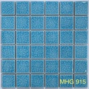 Gạch Mosaic gốm rạn xanh dương nhạt 48x48mm mã MHG 915
