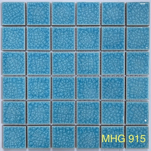 [MHG 915] Gạch Mosaic gốm rạn xanh dương nhạt 48x48 MHG 915