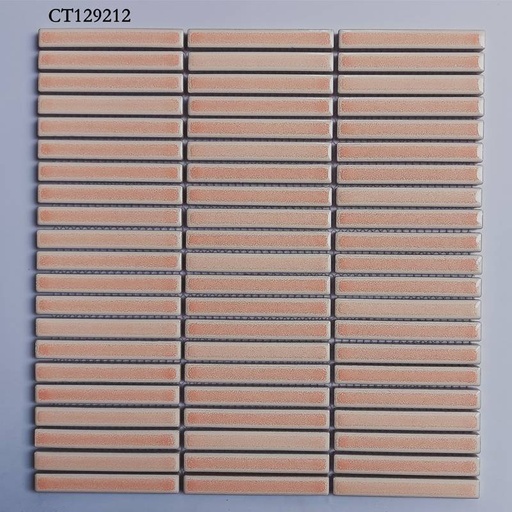 Gạch Mosaic thẻ hồng nhạt mã CT129212