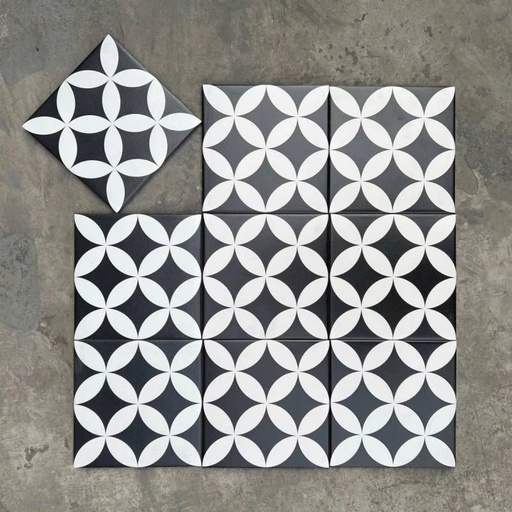 [DREP07] Gạch bông men KT 200x200mm DREP07