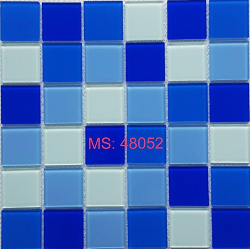 [48052] Gạch Mosaic thủy tinh 48x48mm mã 48052