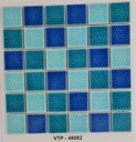 Gạch Mosaic gốm rạn 48x48mm mã VTP - 48082