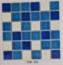 Gạch Mosaic gốm rạn 48x48mm mã YCB - 235