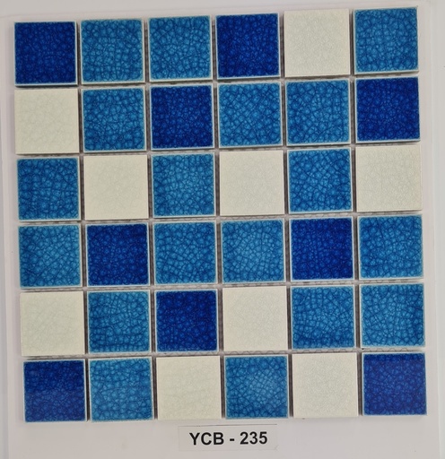 [YCB - 235] Gạch Mosaic gốm rạn 48x48mm mã YCB - 235