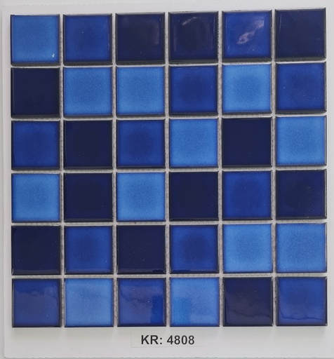 [KR - 4808] Gạch Mosaic gốm rạn 48x48mm mã KR - 4808