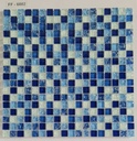 Gạch Mosaic thủy tinh 15x15mm mã FF - 6002