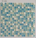 Gạch Mosaic thủy tinh 15x15mm mã FF - 6004