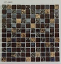 Gạch Mosaic thủy tinh 23x23mm mã FF-6022