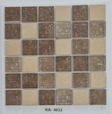 Gạch Mosaic gốm viên 48x48mm mã KA - 4832