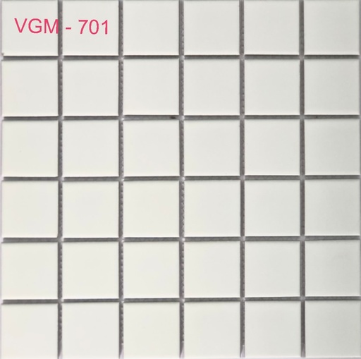 [VGM - 701] Gạch Mosaic gốm viên 48x48mm mã VGM - 701