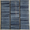 Gạch Mosaic 284x295mm thanh nhỏ xanh biển rạn 92TTEB-019A
