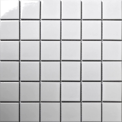 [48000] Gạch mosaic 48x48mm trắng bóng 48000