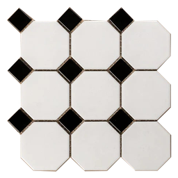 [R2950Y7] Gạch mosaic bát giác 295x295mm trắng R2950Y7