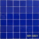 Gạch mosaic thủy tinh 48x48mm màu xanh đậm MH 4801