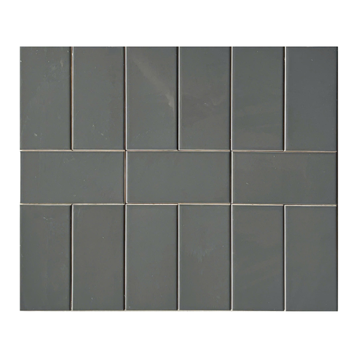 [UTT36G_SA] Gạch thẻ xám bóng KT 75x150mm loại UTT36G_SA