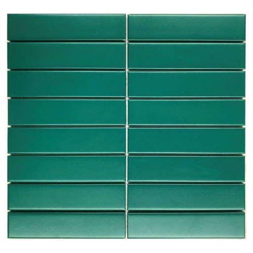 [DS303] Gạch Mosaic que xanh lá đậm mờ DS303