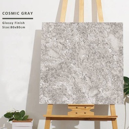 [Cosmic Grey] Gạch cao cấp nhập khẩu Ấn Độ men bóng KT 800x800mm Cosmic Grey