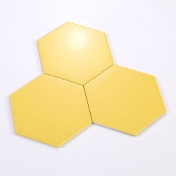 [NGL_M23205] Gạch bông lục giác vàng men mờ KT 200x230x115mm mã NGL_M23205