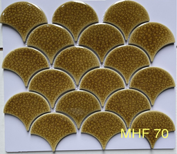 [MHF8915] Gạch  vãy men rạn màu vàng MHF 8915