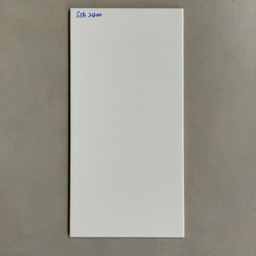 [STA2400_SA] Gạch thẻ trắng bóng phẳng 200x400